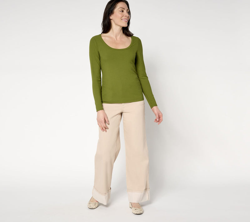 Me by Jennie Garth Tucson 2 Pack Short & Long Sleeve Tees — View 5
