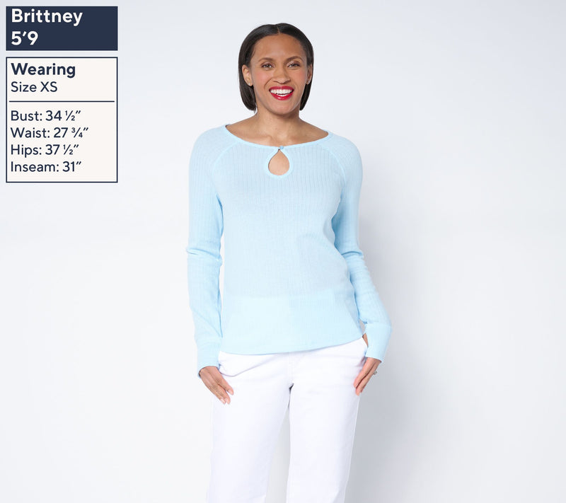 Me by Jennie Garth Frankie Lou Long Sleeve Tee — View 6