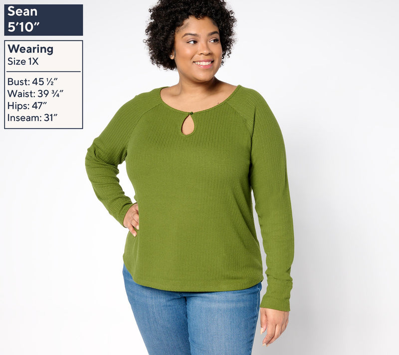 Me by Jennie Garth Frankie Lou Long Sleeve Tee — View 5