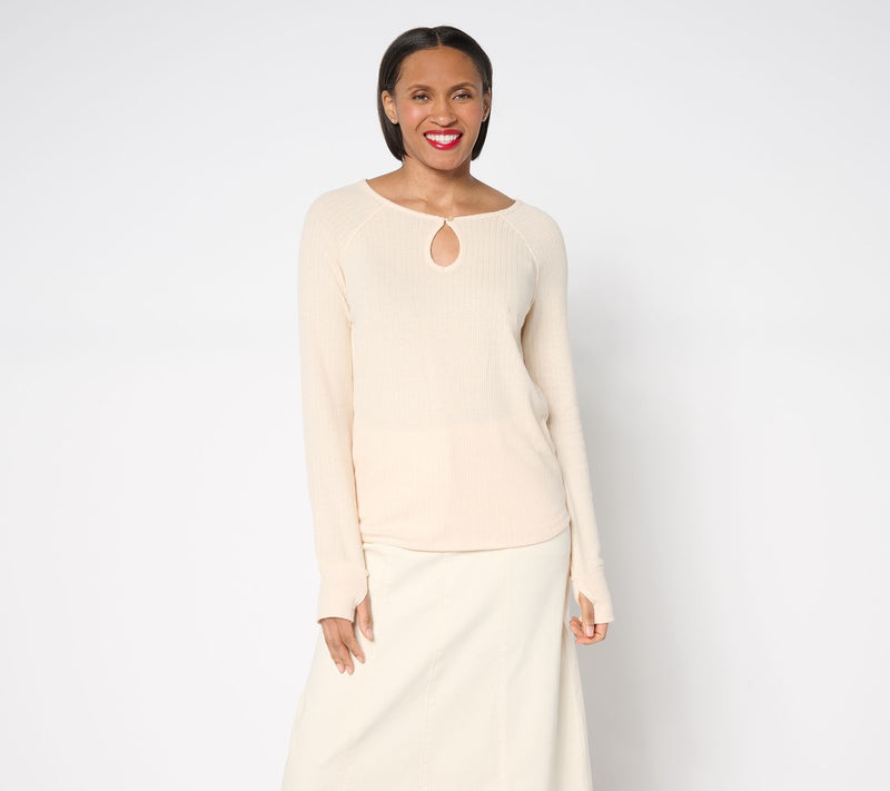 Me by Jennie Garth Frankie Lou Long Sleeve Tee — View 15