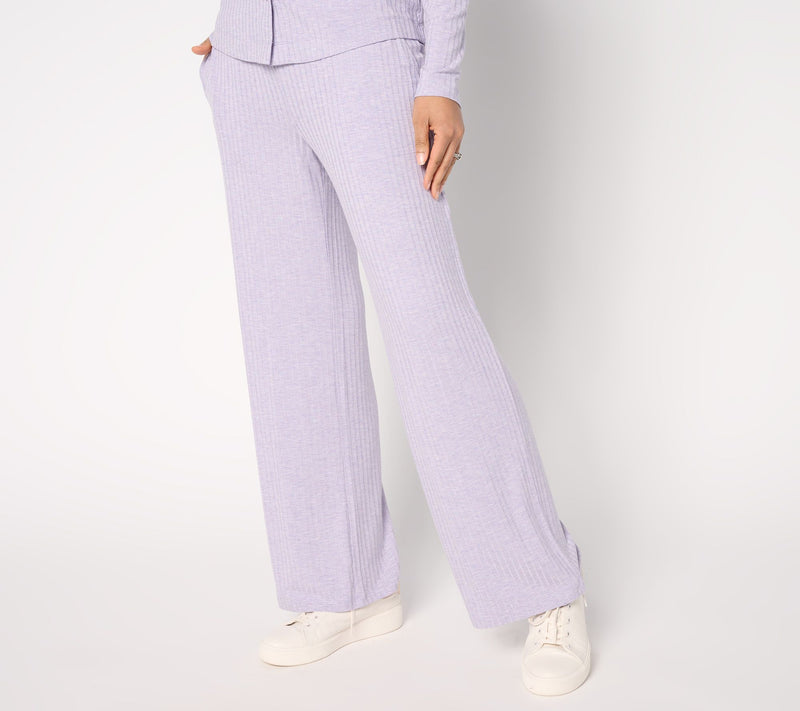 Modern Soul x Anybody Radiant Rib Straight Leg Pull On Pant — View 13