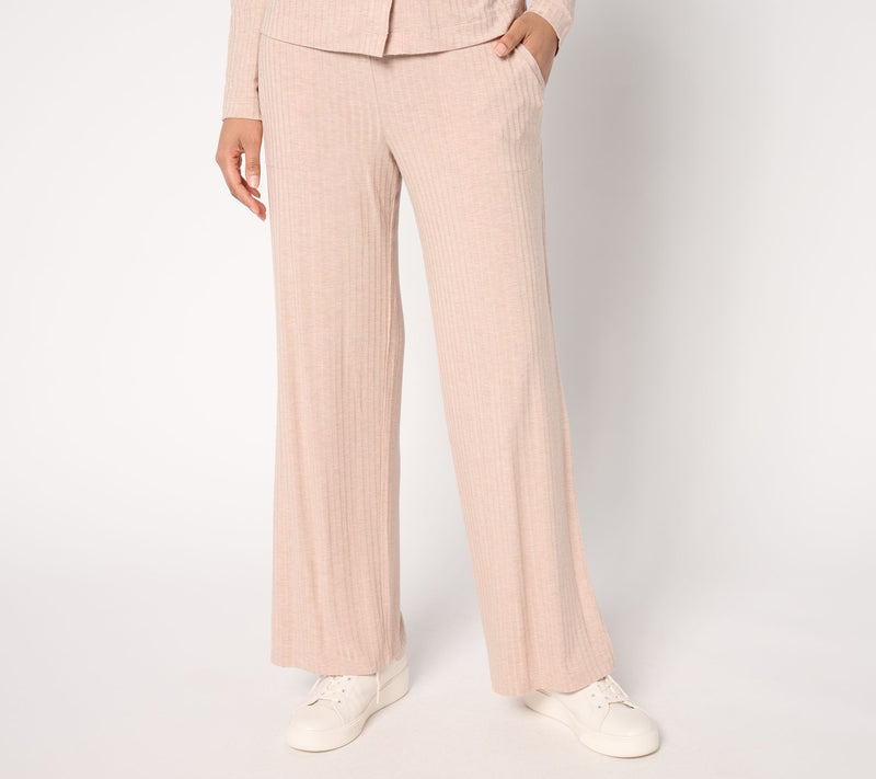 Modern Soul x Anybody Radiant Rib Straight Leg Pull On Pant — View 14