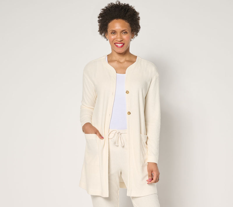 Modern Soul x Anybody Comfort Soul Terry Novelty Cardigan — View 3