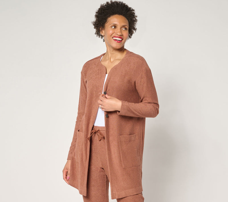 Modern Soul x Anybody Comfort Soul Terry Novelty Cardigan — View 7