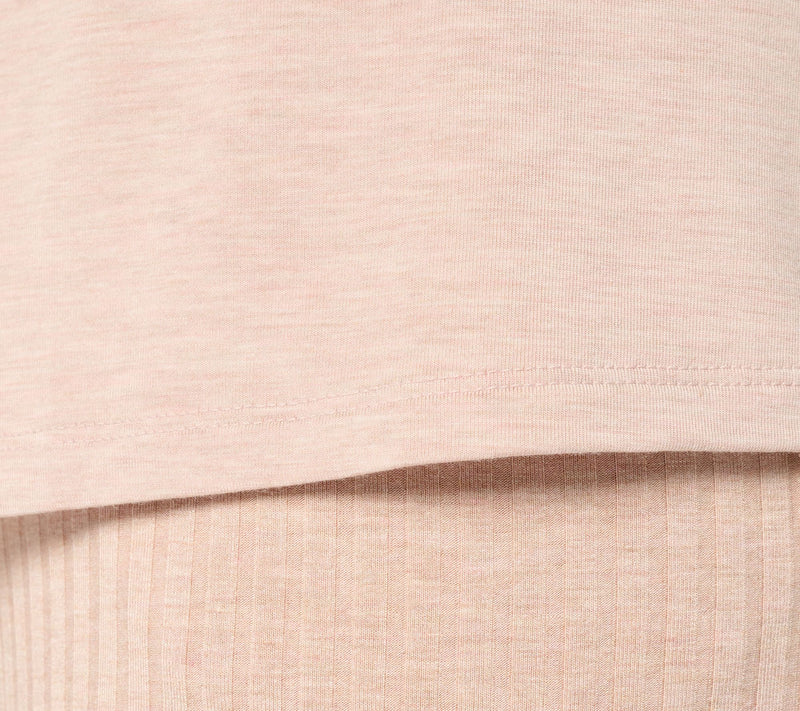 Modern Soul x Anybody Jersey Short Sleeve V-Neck Top with Support System — View 16