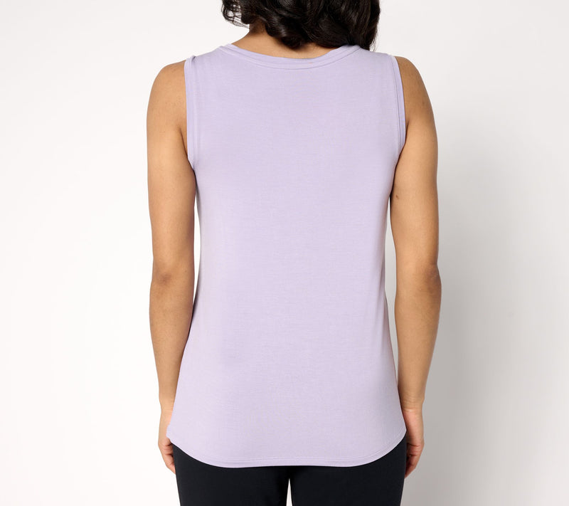 Modern Soul x Anybody Soothing Jersey V-Neck Tank w/ Support System — View 12