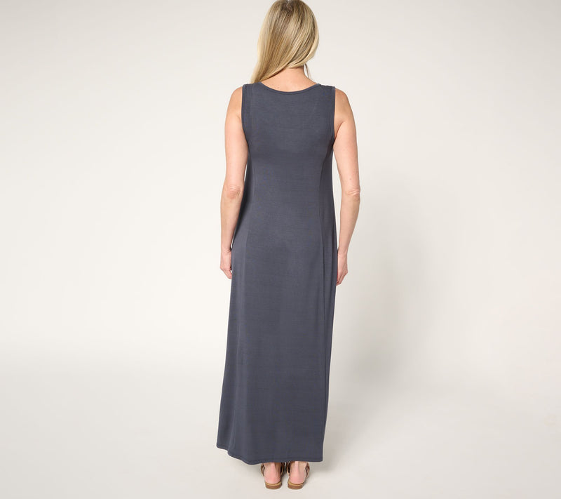 Modern Soul x Anybody Soothing Jersey Maxi Dress with Support System — View 10
