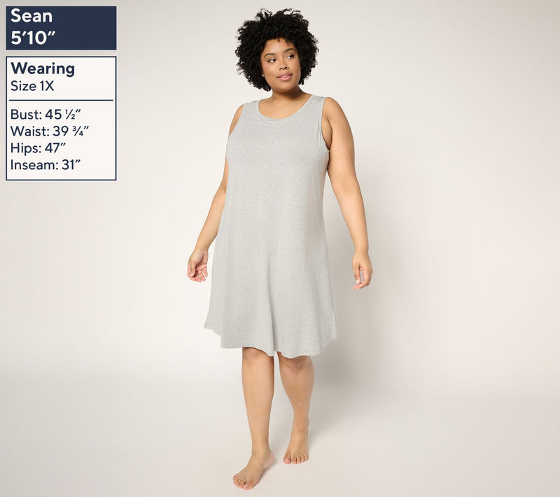 Modern Soul x Anybody Jersey Chemise with Support System and Boyshort — View 10