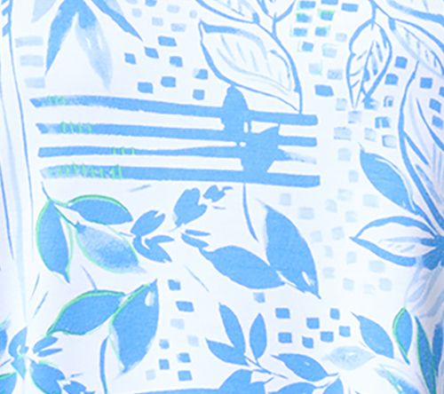 Belle by Kim Gravel Rayon Spandex Paradise Elbow Sleeve Tunic — View 7