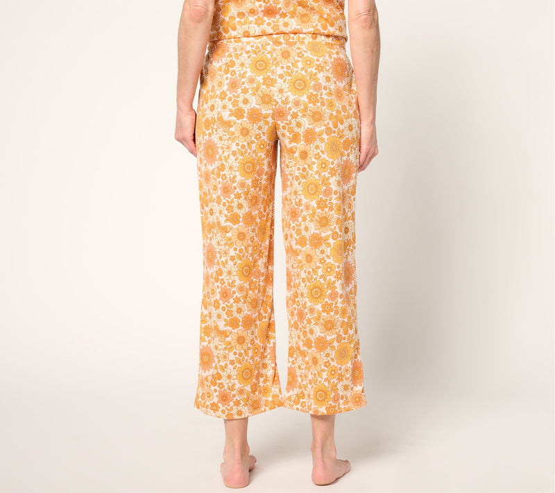 Ocean Pacific Boxy Henley and Crop Pant Pajama Set — View 3