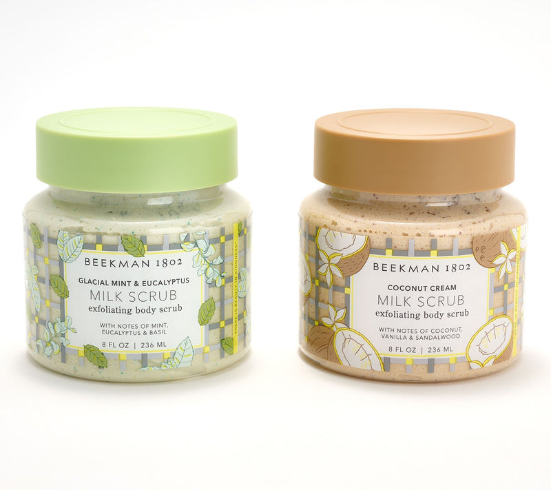 Beekman 1802 8oz Goat Milk Body Polish Scrub Duo — Main view