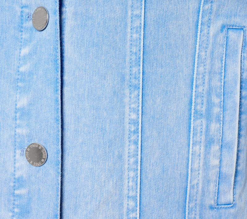 Belle by Kim Gravel Delray Denim Classic Jean Jacket — View 5