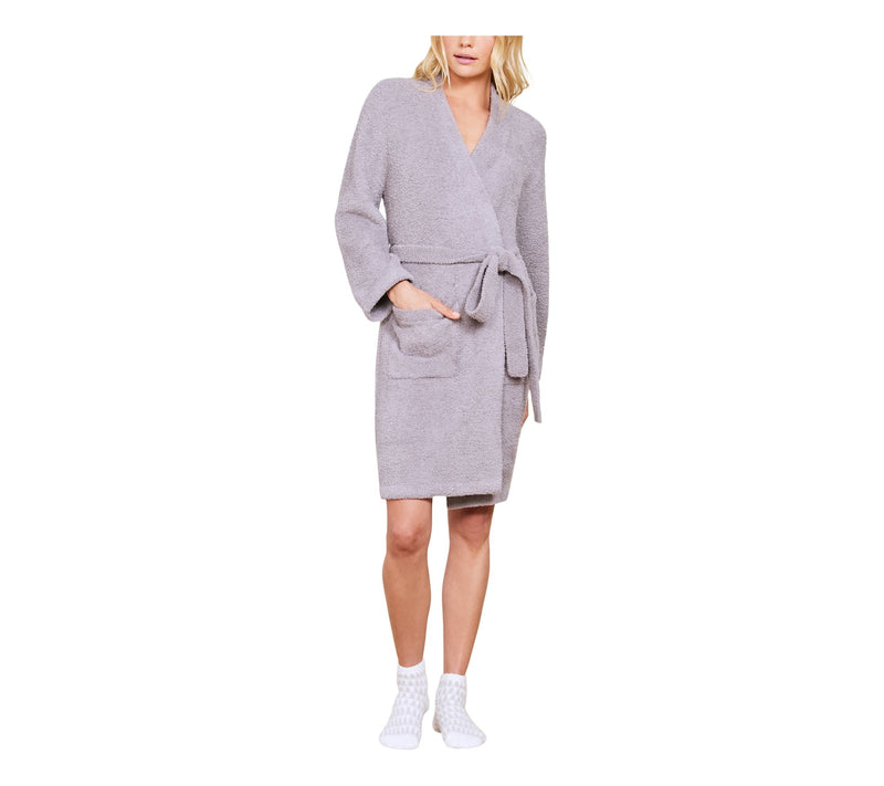 Barefoot Dreams CozyChic Solid Knee-Length Robe — View 17