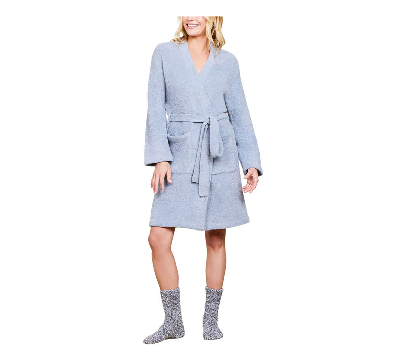 Barefoot Dreams CozyChic Solid Knee-Length Robe — View 20