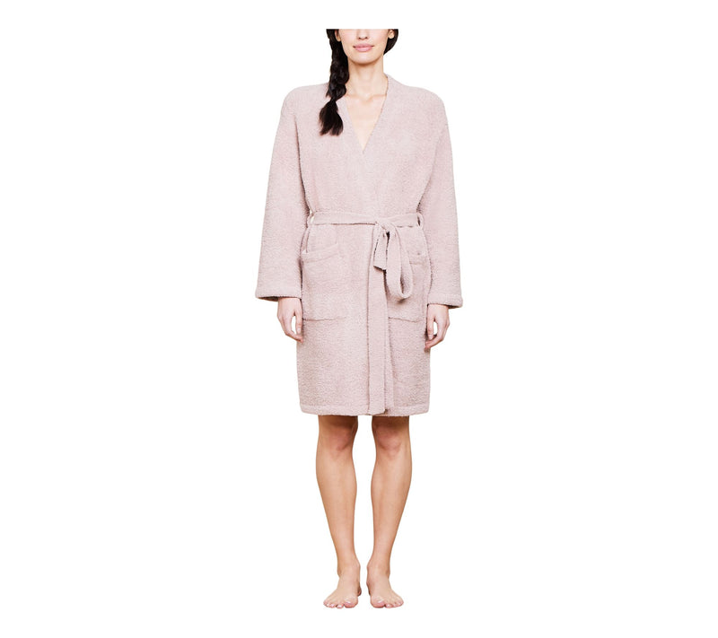 Barefoot Dreams CozyChic Solid Knee-Length Robe — View 22