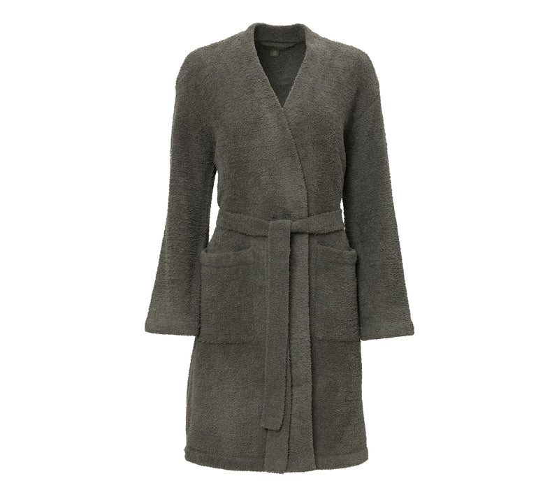 Barefoot Dreams CozyChic Solid Knee-Length Robe — View 24