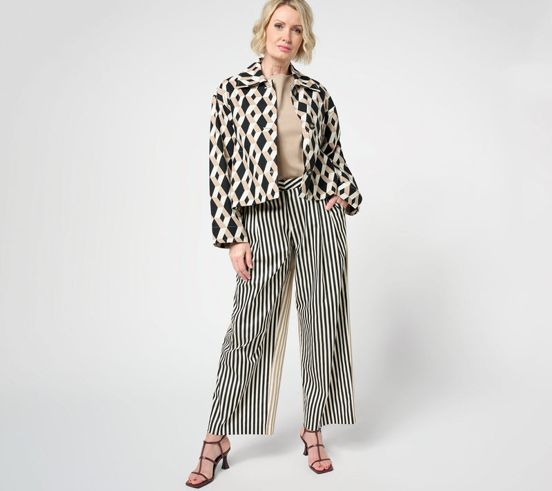 Carla Rockmore Collection 100% Cotton Canvas Swing Jacket — View 9
