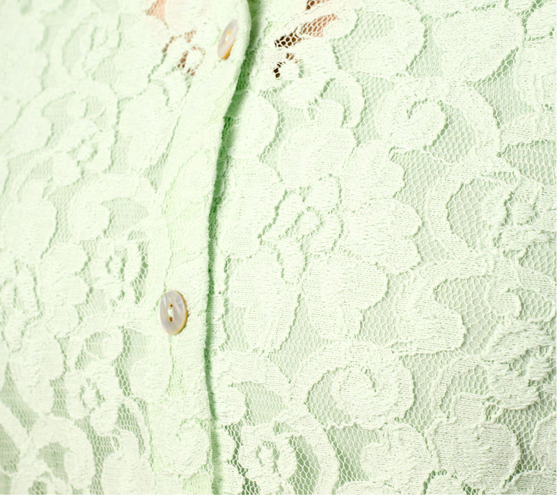 Dennis Basso Petite Lace Button Front Tunic — View 12