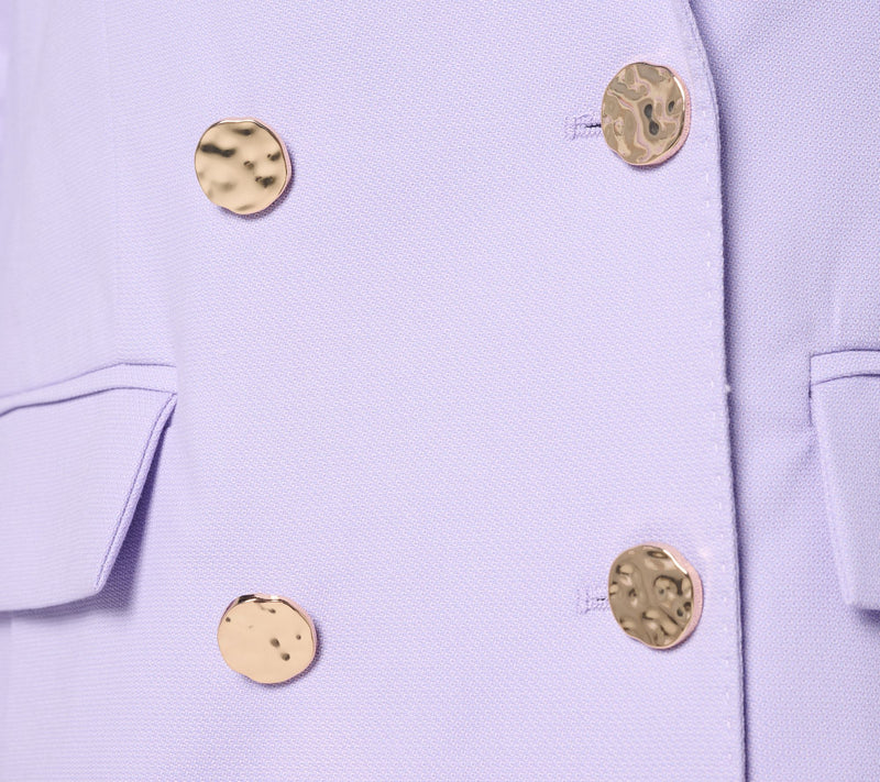 Dennis Basso Petite Double Breasted Blazer — View 11