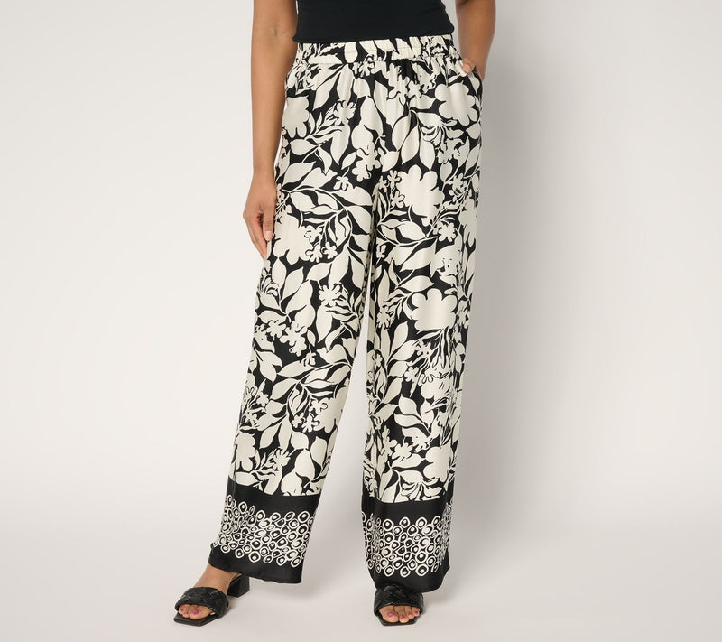 Dennis Basso Regular Woven Printed with Border — View 11