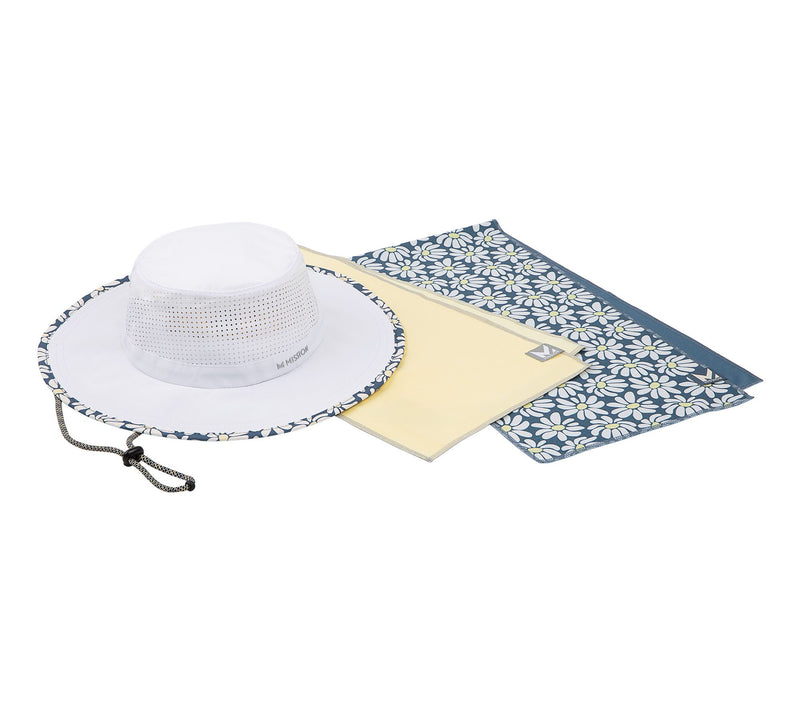 MISSION UPF50 Cooling Wide Brim Hat & 2 MAX+ Cooling Towels — View 9