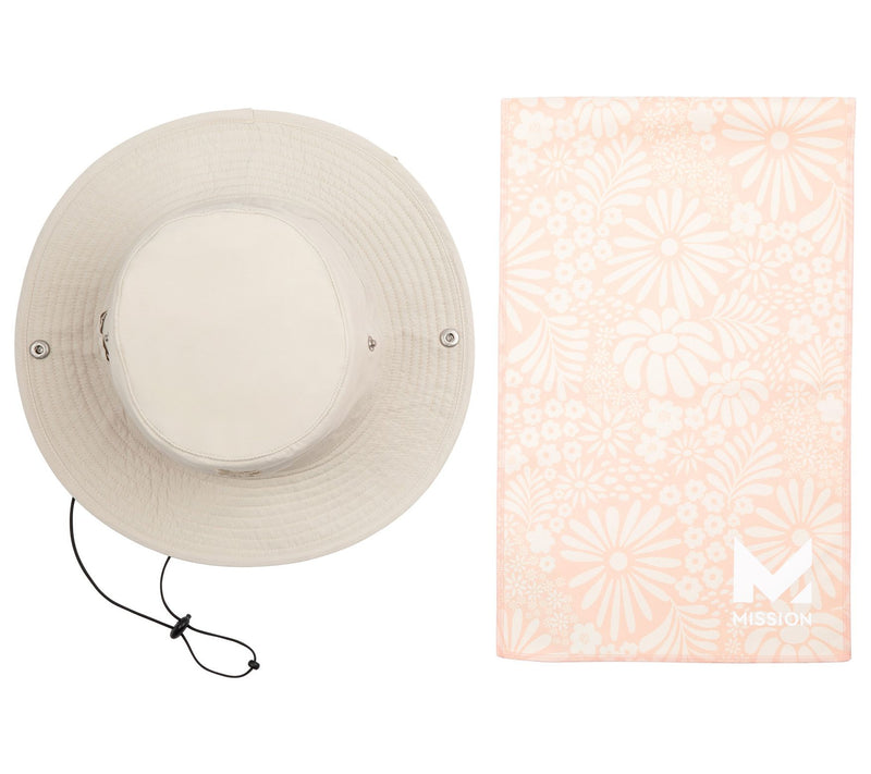 MISSION Cooling UPF50 Bucket Hat & Cooling Towel — View 7