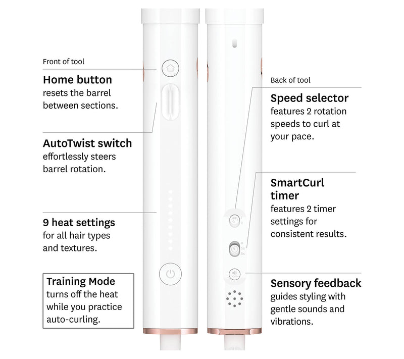T3 CurlWrap 1" Automatic Rotating Curling Iron — View 3