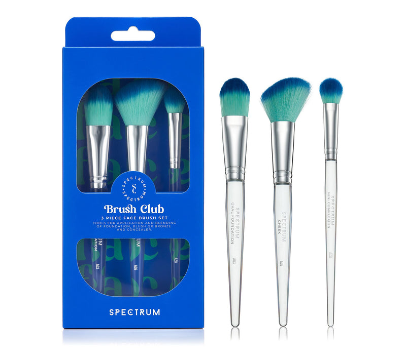 Spectrum Brush Club 3-Piece Face Makeup Brush Set — View 3