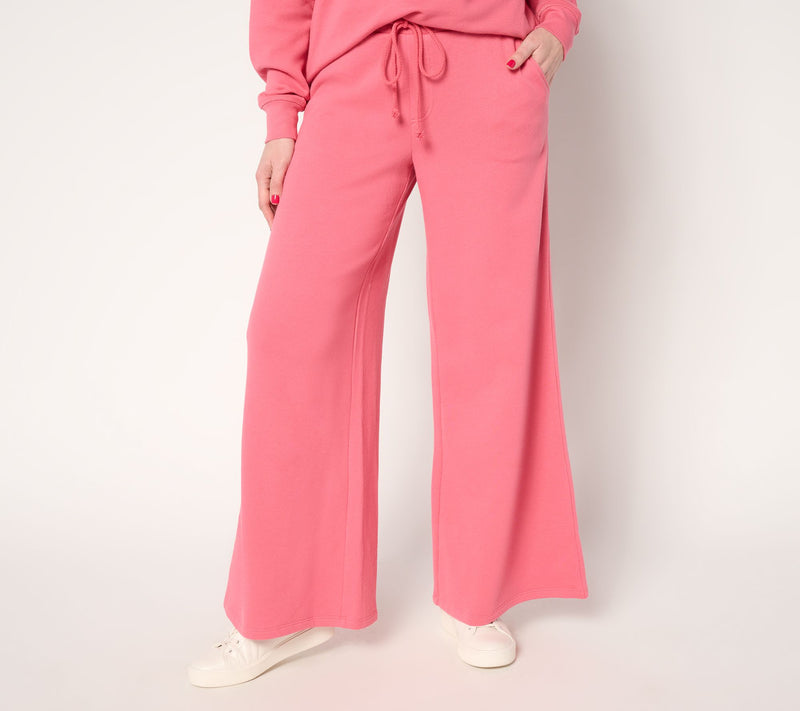 Peace Love World Boheme Regular French Terry Monica Wide Leg Pant — Main view