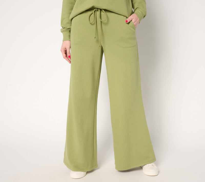 Peace Love World Boheme Regular French Terry Monica Wide Leg Pant — View 13