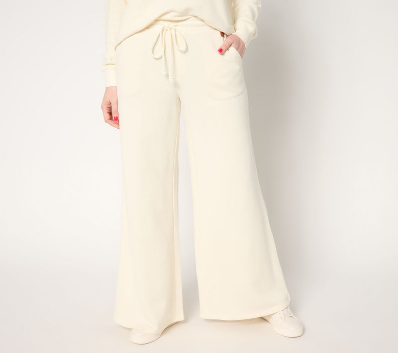 Peace Love World Boheme Regular French Terry Monica Wide Leg Pant — View 14