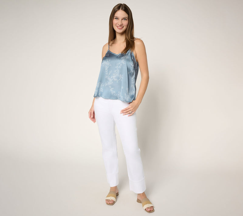 Me by Jennie Garth Austin Satin Printed Cami — View 11