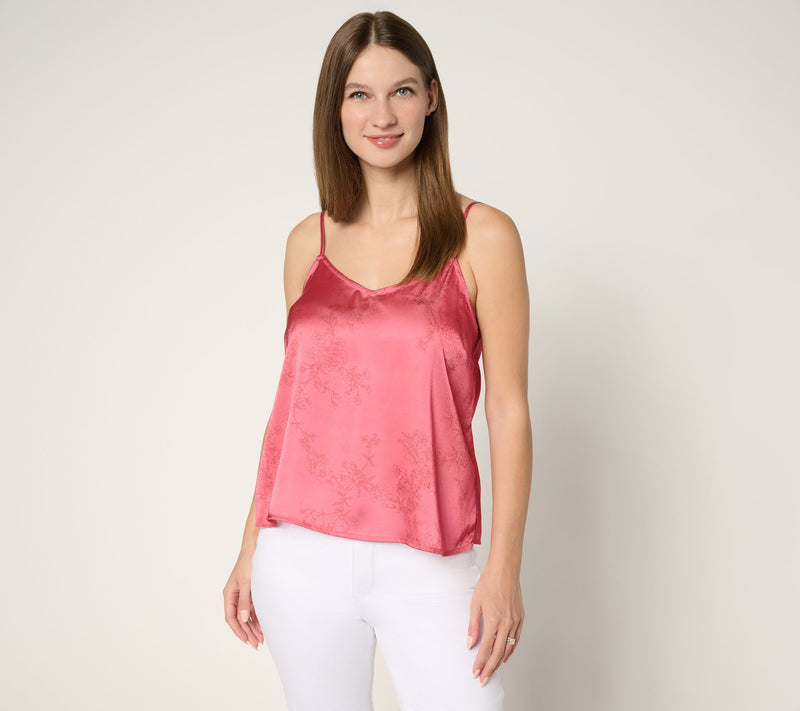 Me by Jennie Garth Austin Satin Printed Cami — View 3
