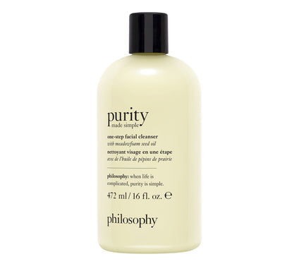 philosophy 16 oz purity made simple one-step facial cleanser