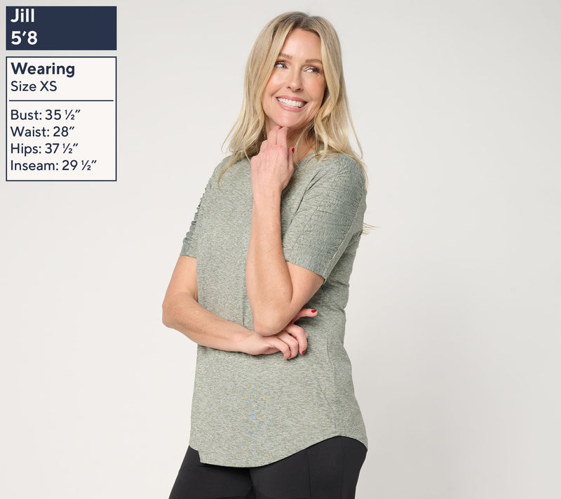 Denim & Co. Active Petite Cool to the Touch Jersey Tunic — View 11