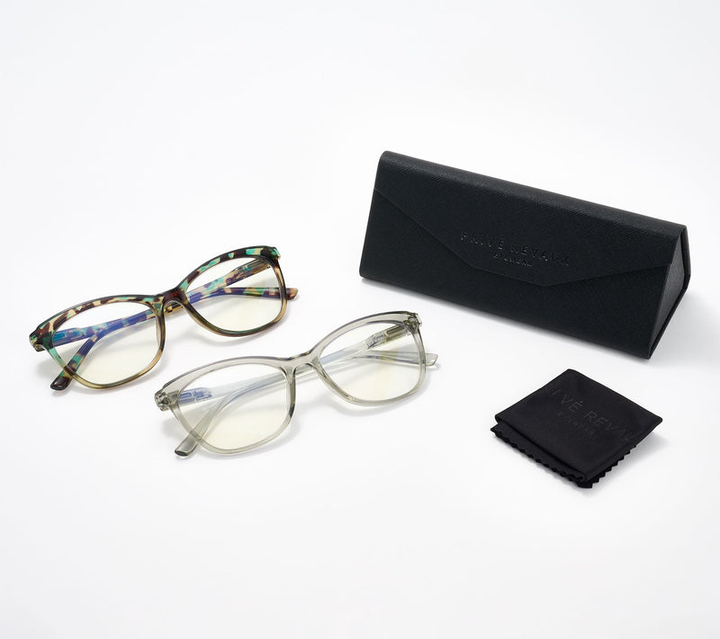 Prive Revaux Tuned In Set of 2 Blue Light Reading Glasses 0-2.5 Strength — View 14