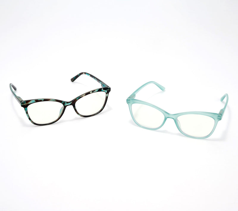 Prive Revaux Tuned In Set of 2 Blue Light Reading Glasses 0-2.5 Strength — View 5