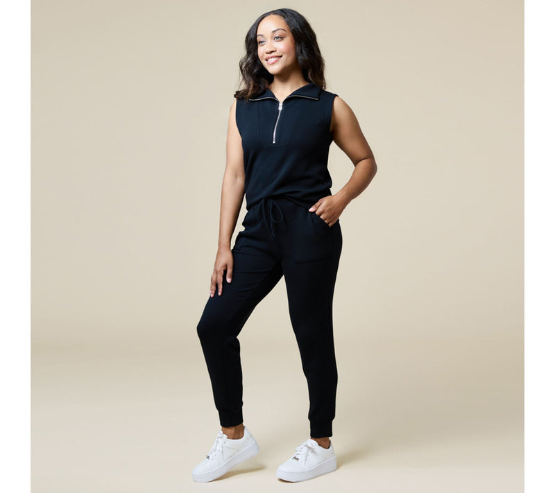 Softies PureDream Quarter Zip and Jogger Lounge Set — View 8