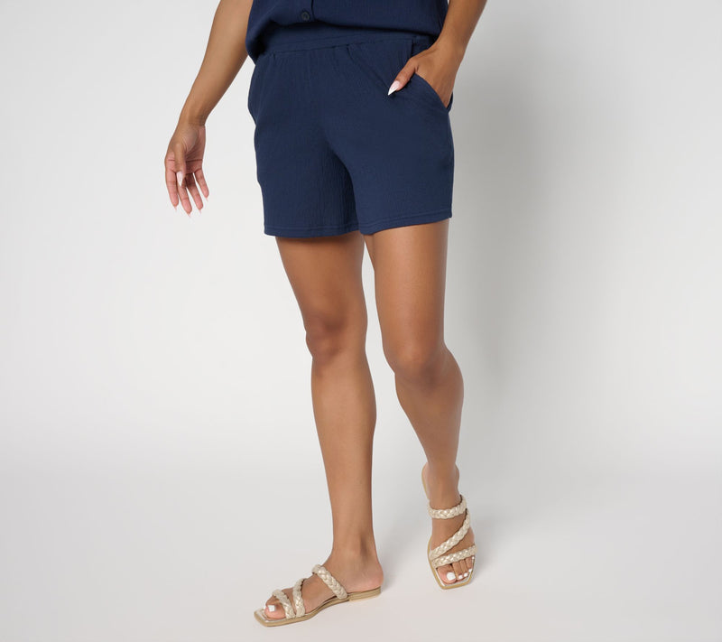 Belle by Kim Gravel Packabelle Gotta Getaway 5" Short — View 17