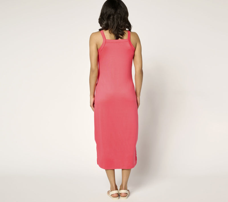MUK LUKS Cloud Knit Shelf Bra Tank Dress — View 13