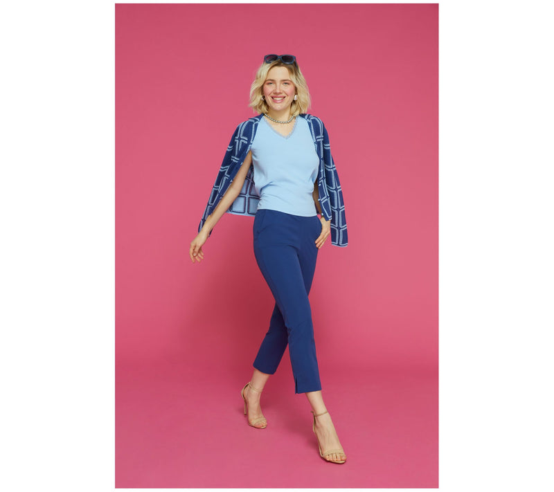Isaac Mizrahi Live! Rib Knit Tank Top with Lace Trim — View 17