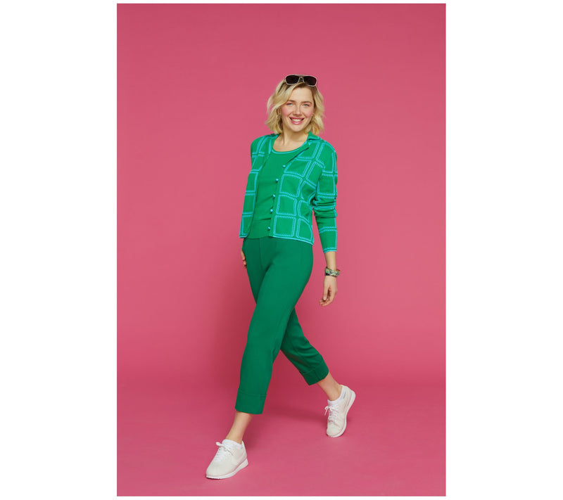 Isaac Mizrahi Live! Regular Sublime Stretch Ponte Crop Pants — View 8