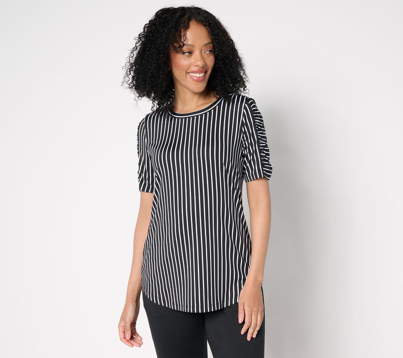 Denim & Co. Active Regular Cool to the Touch Jersey Tunic — View 3
