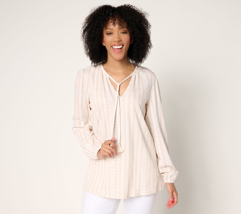 Belle by Kim Gravel Packabelle Gotta Getaway Tassel Top — View 14