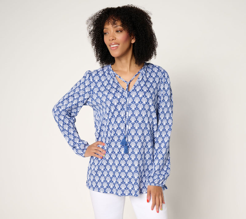 Belle by Kim Gravel Packabelle Gotta Getaway Tassel Top — View 15