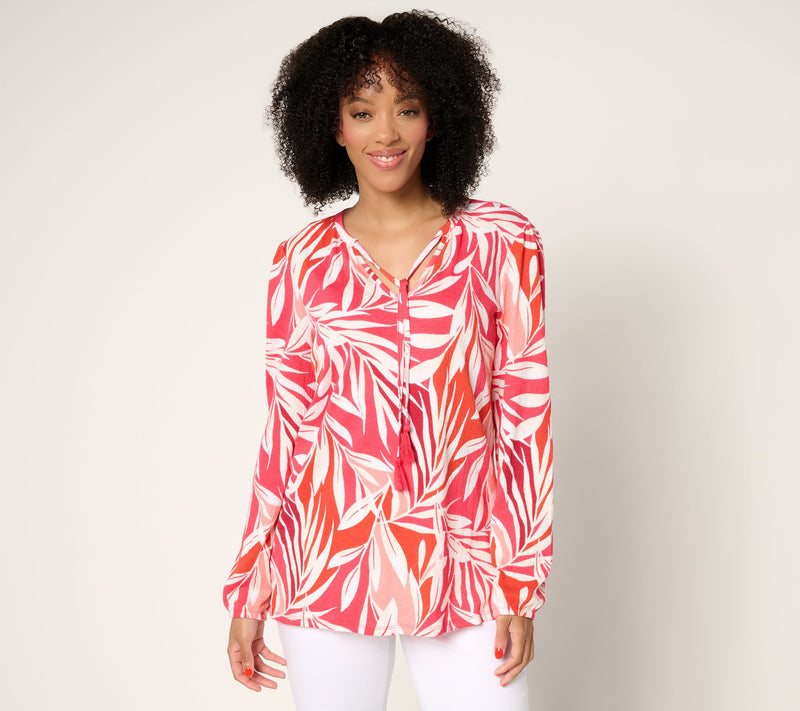 Belle by Kim Gravel Packabelle Gotta Getaway Tassel Top — Main view