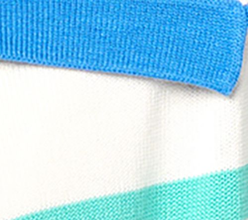 Belle by Kim Gravel Sailor Collar Striped Cardigan — View 8