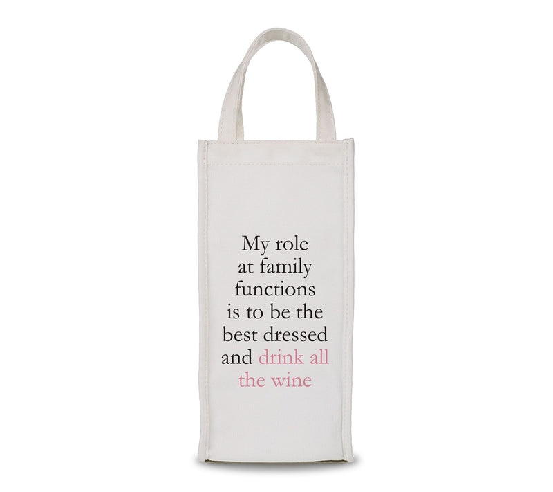 By The Edit Making Spirits Bright Holiday Cheer Wine Bag Tote — View 14