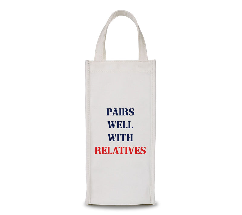 By The Edit Making Spirits Bright Holiday Cheer Wine Bag Tote — View 22