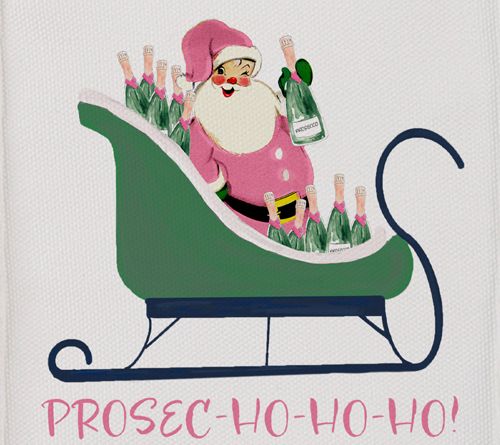 By The Edit Making Spirits Bright Holiday Cheer Wine Bag Tote — View 11